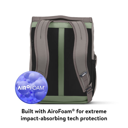 Flap Backpack with AiroFoam® - Sage